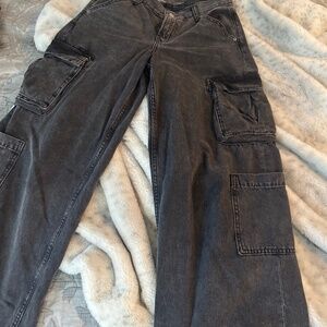 Black gray cargo 0
